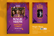Cobuza - Magic Show Flyer, a Flyer Template by Lettha-Studio (Thumbnail 1 of 3)