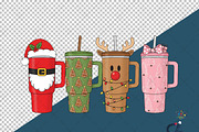 Christmas Tumbler Cups Png, an Illustration by Creative Art (Thumbnail 5 of 6)