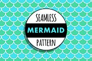 Seamless mermaid pattern, a Pattern Graphic by Queen of Infographics (Thumbnail 1 of 2)