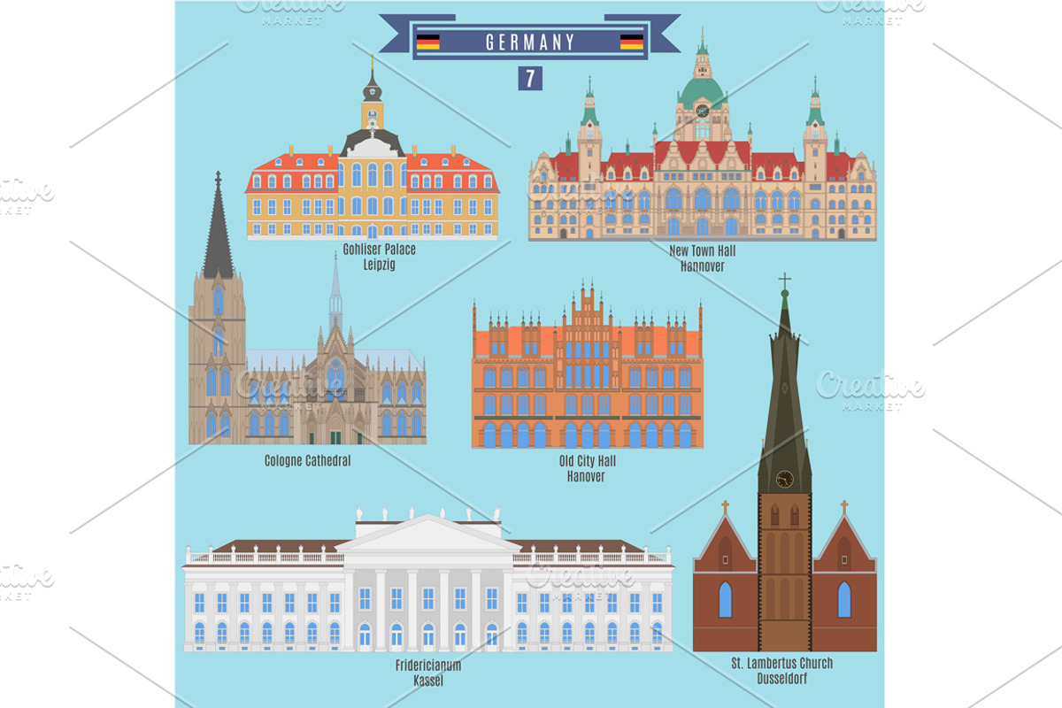 Famous Places in Germany, an Object Graphic by Stoker-13