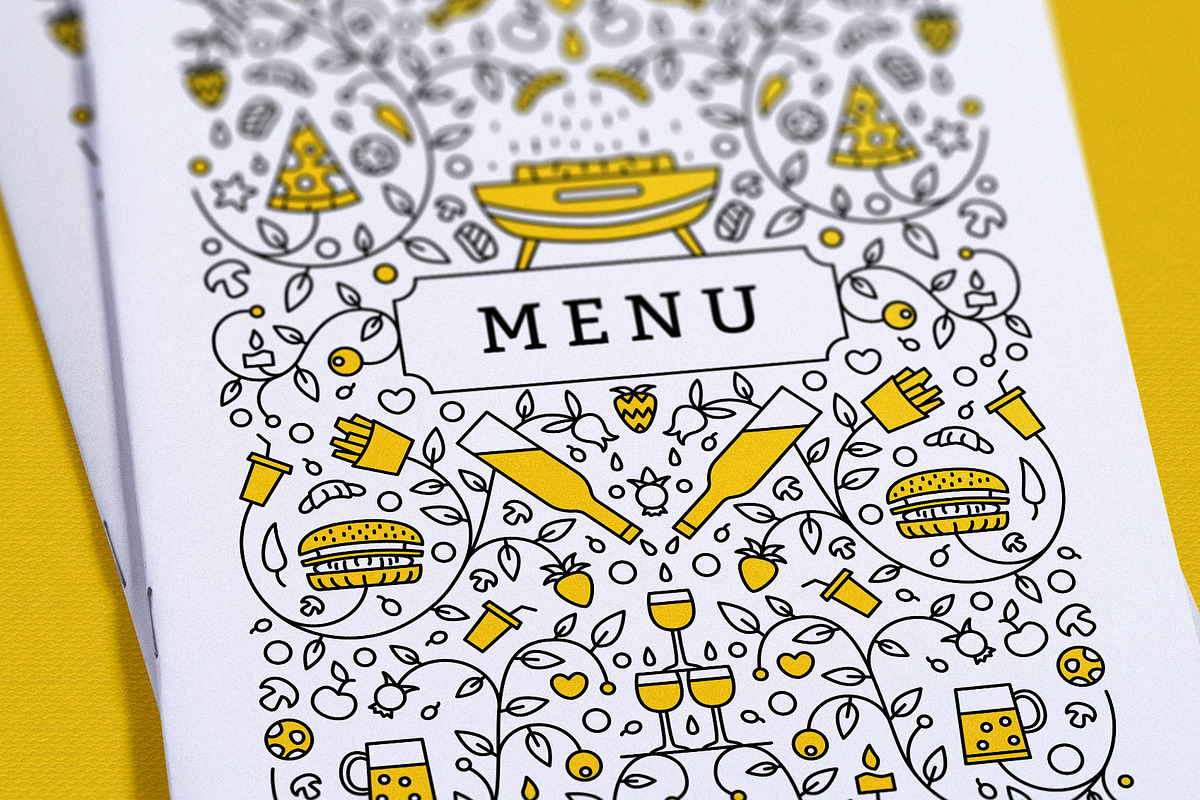 Menu for premium restaurants, a Brochure Template by Hellgram (Photo 1 of 5)