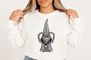 Whimsical Silver Spring Gnome Clipar, an Illustration by SVGArt (Thumbnail 4 of 9)