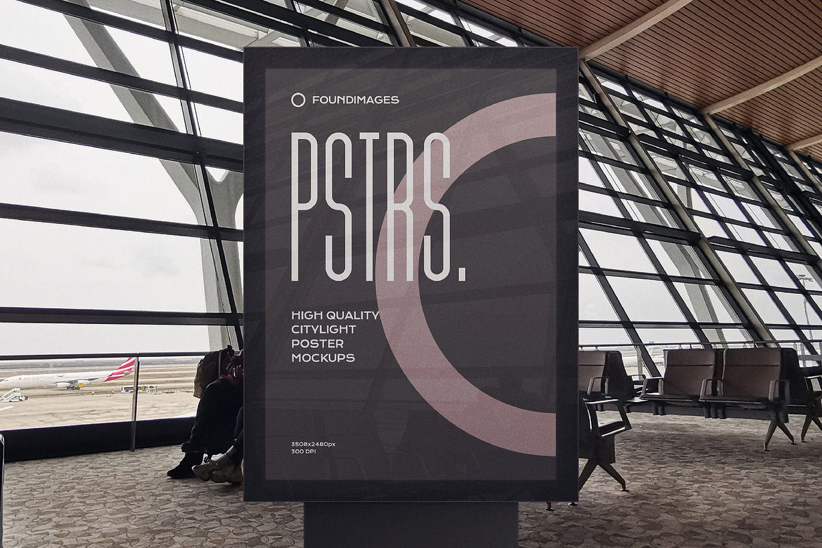 Poster outdoor indoor mockup bundle, an Advertising Mockup by FoundImages (Photo 46 of 64)