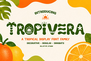 Tropivera - Display Font Family