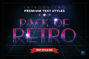 Retro #1 - 20 Text Styles, a Layer Style Add-On by Jonas Stensgaard (Thumbnail 10 of 23)