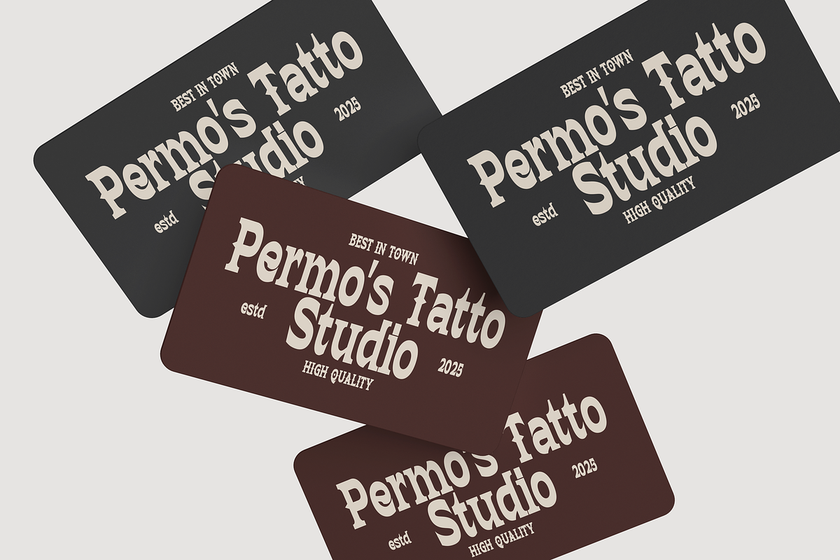 Vintage Western Display Font, a Serif Font by Simetrica Labs (Photo 4 of 11)