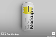 Beverage Can Mockup, a Cups & Container Mockup by graphicsauce (Thumbnail 1 of 4)