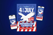 USA Independence Day Flyer Set, a Flyer Template by The Good Store (Thumbnail 1 of 2)