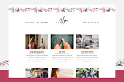 Mari - Responsive WordPress Theme, a WordPress Template by Anna Moore (Thumbnail 1 of 4)