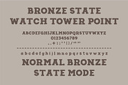 Bronze State - Slab Serif, a Slab Serif Font by Rusted Works (Thumbnail 3 of 6)