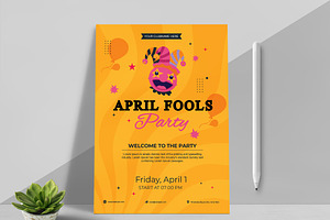 April Fools Flyer Template Design, a Flyer Template by MightyDesign