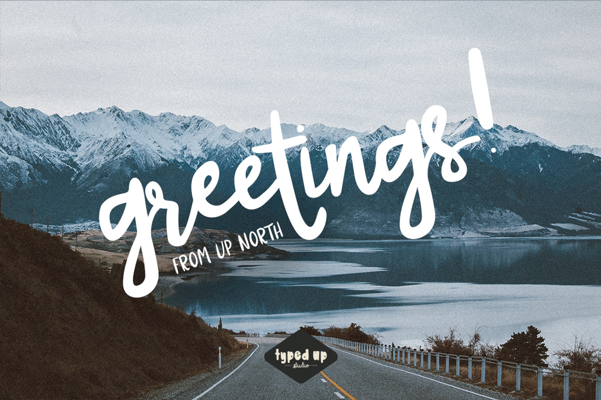 Wild Winter | Extensive Script Font, a Script Font by Typed Up Studio (Photo 2 of 16)