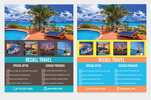 Tour Travel Agency Flyer Template