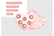 Cute Valentine Clipart Set, an Illustration by TatiMockup (Thumbnail 5 of 5)