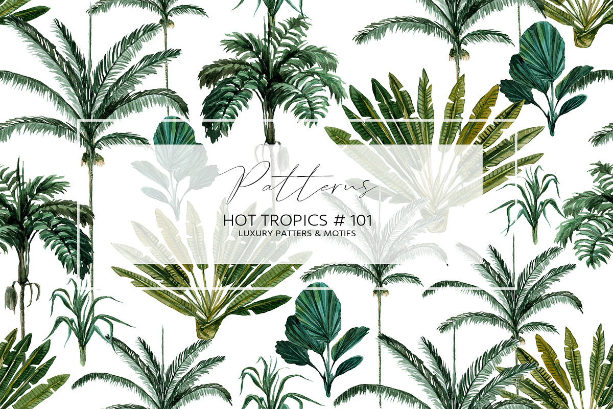 Hot Tropics, a Pattern Graphic by HannaStudio (Photo 2 of 9)
