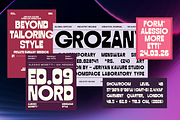Grozan - Bold Display Typeface, a Sans Serif Font by roomspace creative lab (Thumbnail 7 of 10)