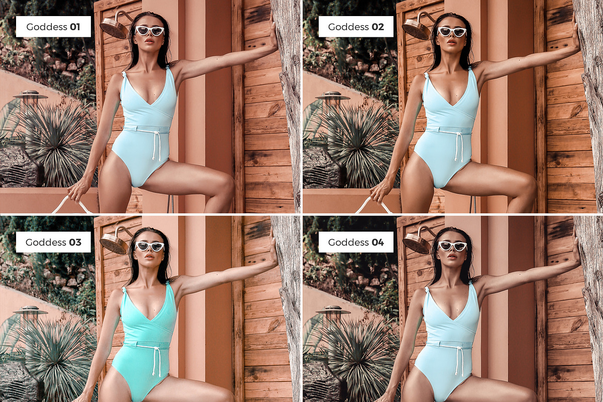4 Lightroom Presets GODDESS, an Action Add-On by Graace Studio (Photo 4 of 8)