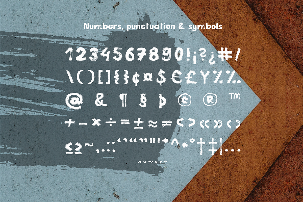 Imperfect Brush Font preview 5