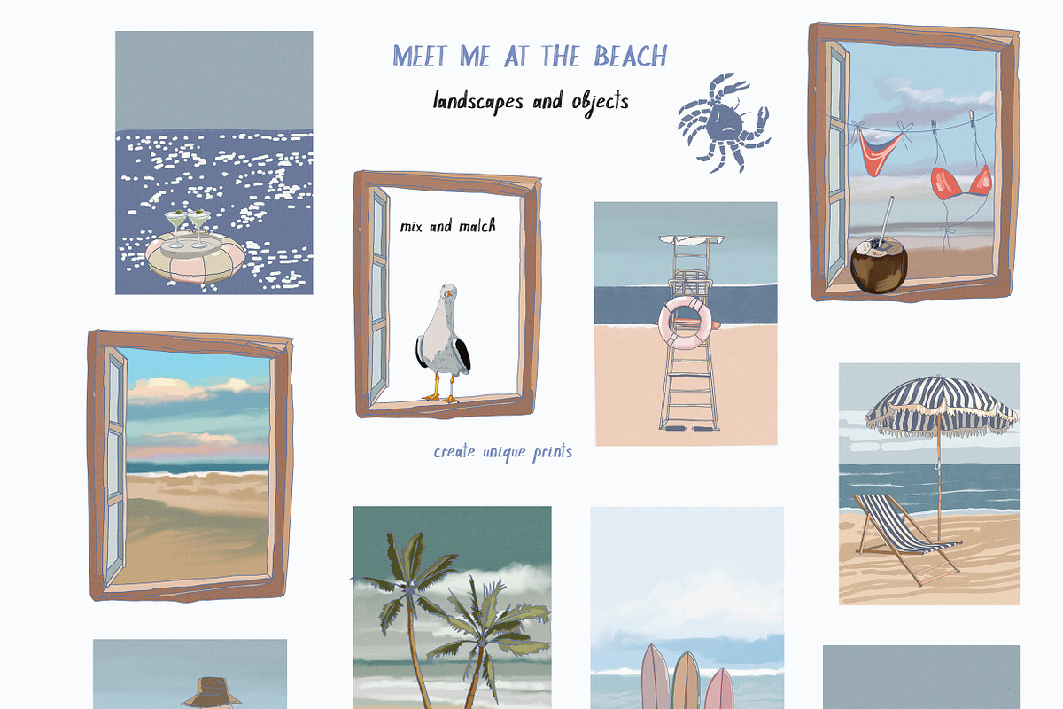 Coastal Prints Creator, an Object Graphic by whiteheartdesign (Photo 7 of 13)