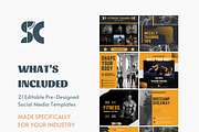 Social Media Templates for Fitness, a Social Media Template by SmallMakersContent (Thumbnail 2 of 5)