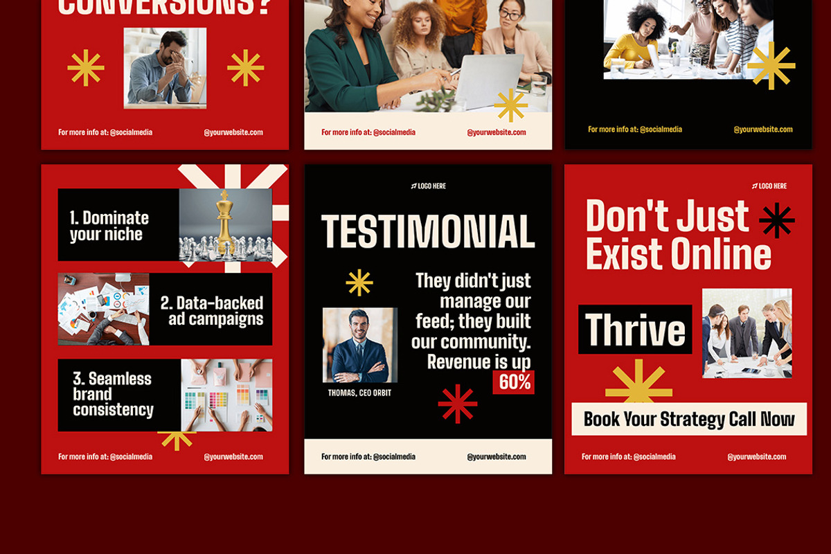 Bold Digital Agency Social Media, a Social Media Template by Jiwstudio (Photo 4 of 5)