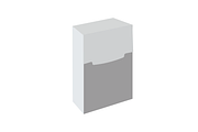Cigarette Tuck Lock Box, a Stationery Template by Dieline (Thumbnail 1 of 2)