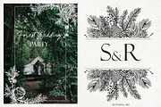 Pine forest line art collection, an Illustration by AfonshinaArt (Thumbnail 2 of 9)