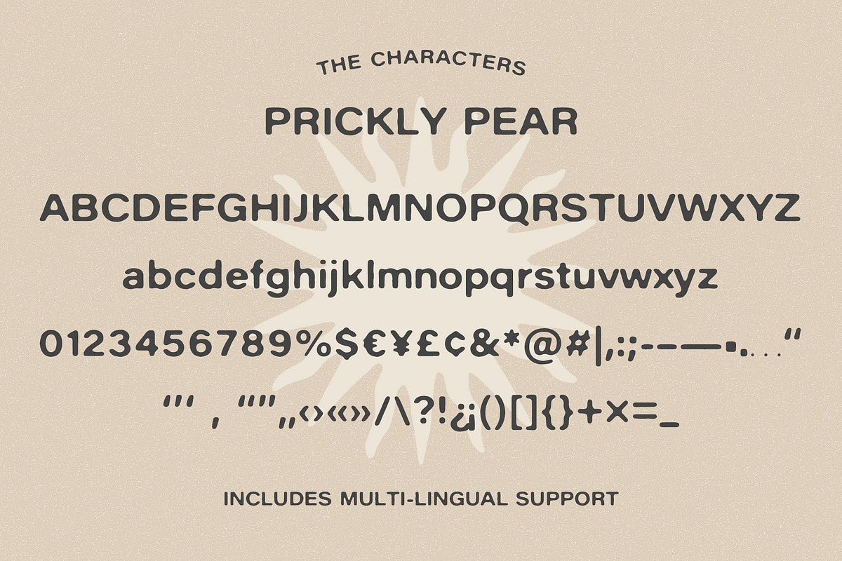 The Prickly Pear Sans + Doodles, a Font by ReveryWorks (Photo 13 of 13)