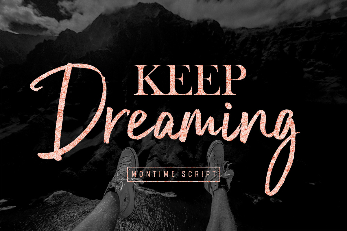 Montime, a Handwritten Font by Lucky Type (Photo 7 of 14)