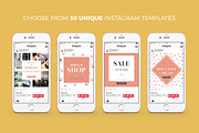 30 Social Media Templates, a Social Media Template by Wipavee (Thumbnail 3 of 11)