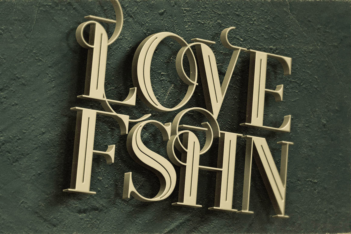 Monophone - Fancy Font preview 5
