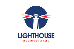 Lighthouse Vector Logo Design