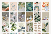 Eclectic Gallery - Wall Art Prints, a Background Graphic by Watercolor_Ma (Thumbnail 4 of 9)