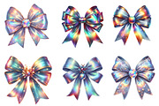 Iridescent Christmas bow, an Illustration by CreationArt (Thumbnail 4 of 6)