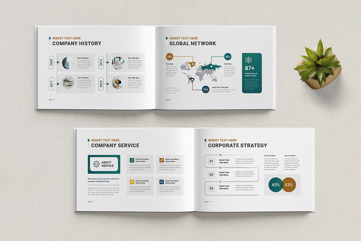Company Brochure Template, a Brochure Template by Creativity-Design (Photo 4 of 8)