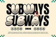 Flukin - Bubble Balloon Graffiti, a Sans Serif Font by Typia Nesia (Thumbnail 11 of 13)