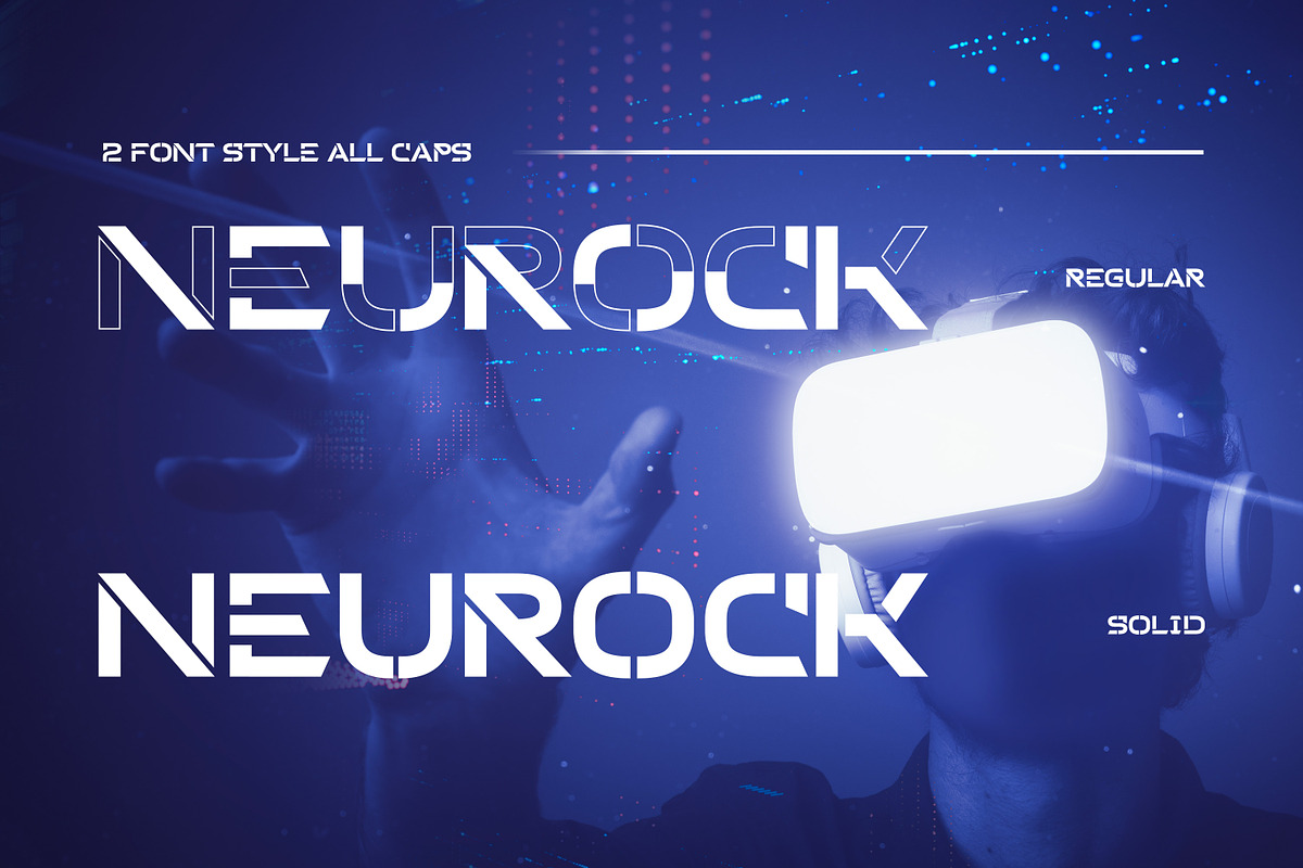 Neurock - A Futuristic Font, a Sans Serif Font by Almarkhatype (Photo 7 of 10)