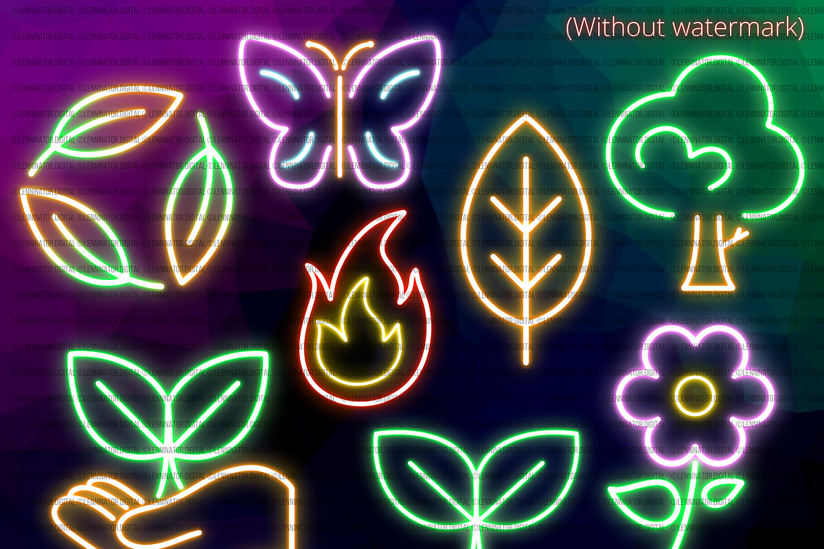 Neon Eco Bio PNG Clipart, an Education Illustration by Lenninator Digital (Photo 4 of 7)