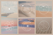 Forms, shapes vector logo elements, an Object Graphic by Olya Creative (Thumbnail 16 of 16)