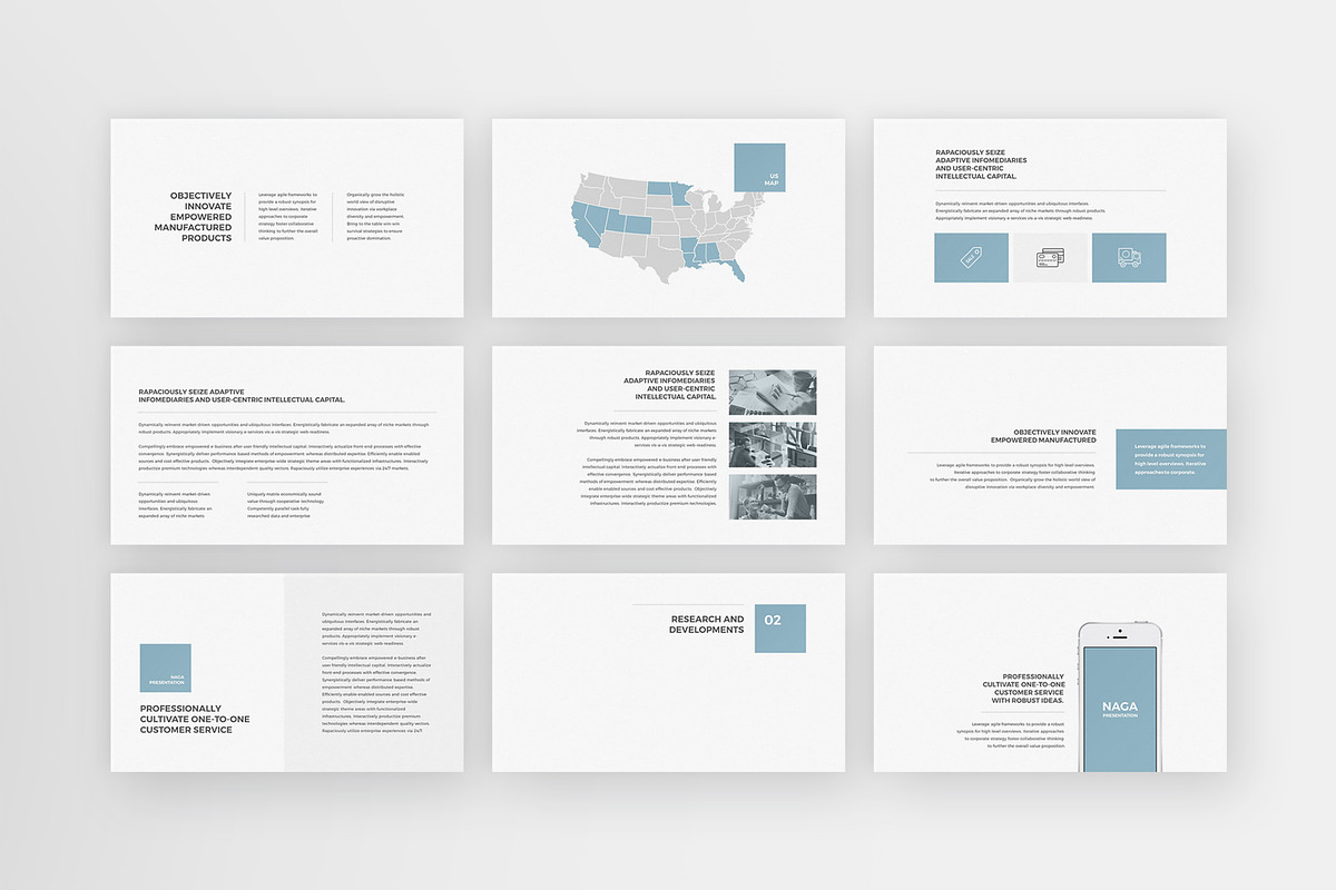 Naga - PowerPoint Template, a Presentation Template by Tugcu Design Co. (Photo 3 of 7)