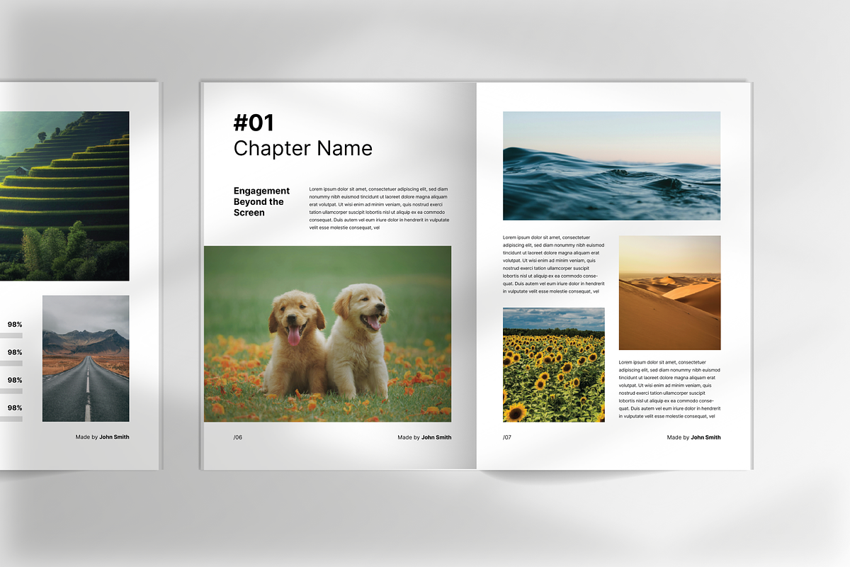 Minimalist Photobook Magazine, a Magazine Template by Annora Studio (Photo 3 of 6)