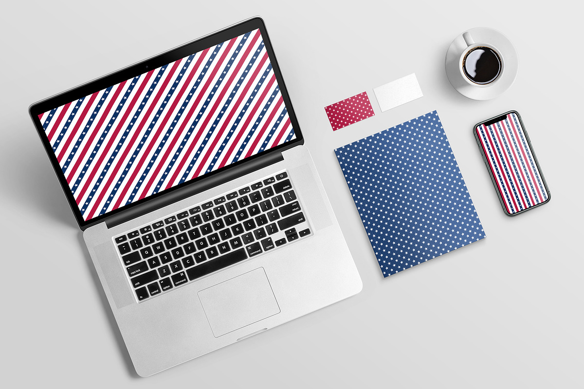 USA Independence Day Patterns, a Pattern Graphic by Plaid4You (Photo 5 of 9)