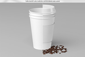 8oz Coffee Cup Mock-Up