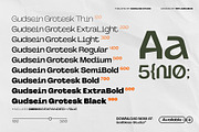 Gudsein Grotesk, a Sans Serif Font by Godbless Studio (Thumbnail 6 of 12)