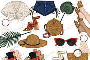 Natural Clipart, a Seasonal Illustration by GlamArtZhanna (Thumbnail 2 of 3)