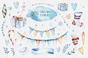 Watercolour Christmas collection, a Decorative Illustration by Peace ART (Thumbnail 5 of 7)