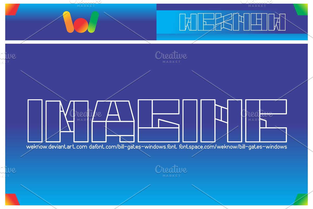 bill gates windows font preview 7