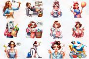 Sarcastic Housewife Sublimation PNG, an Illustration by RobertsArt (Thumbnail 2 of 7)