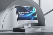 Desktop Screen Mockup, a Product Mockup by Pitchlook.Studio (Thumbnail 2 of 4)