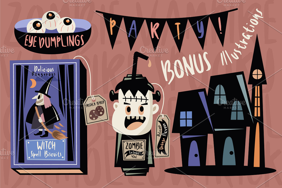 Black Shadows Font preview 4